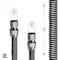 Flextron Gas Line Hose 3/8'' O.D. x 72'' Length with 3/8" FIP Fittings, Stainless Steel Flexible Connector FTGC-SS14-72H - alternate 3